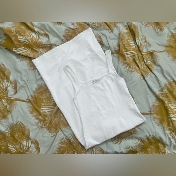 Babaton WHT contour squareneck midi dress S - Picture 4 of 4